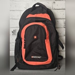 SKROSS Red & Black Deluxe Travel Backpack
